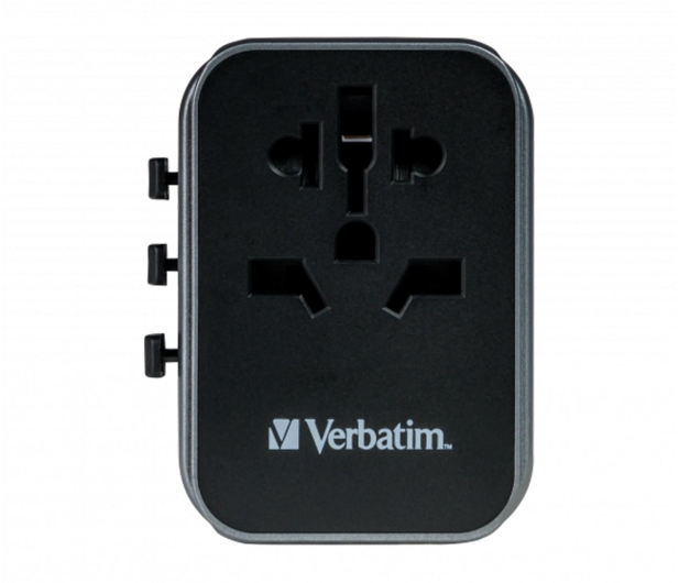 VERBATIM Adapter podróżny UTA-03 49545 180 krajów, ładowarka PD 30W, QC 3.0 3x USB-C , 2x USB-A KAE1CVEWXX05 - 1192948 - zdjęcie 3